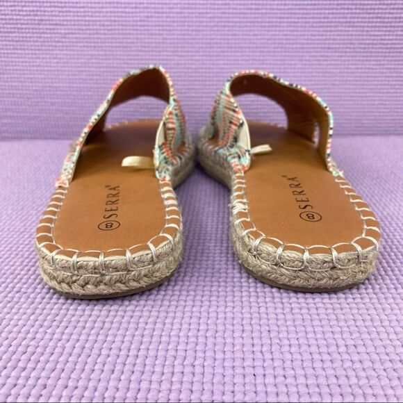 Serra Woven Cross Strap Espadrille Slide Sandals Size 8 NWOT - Picture 8 of 10